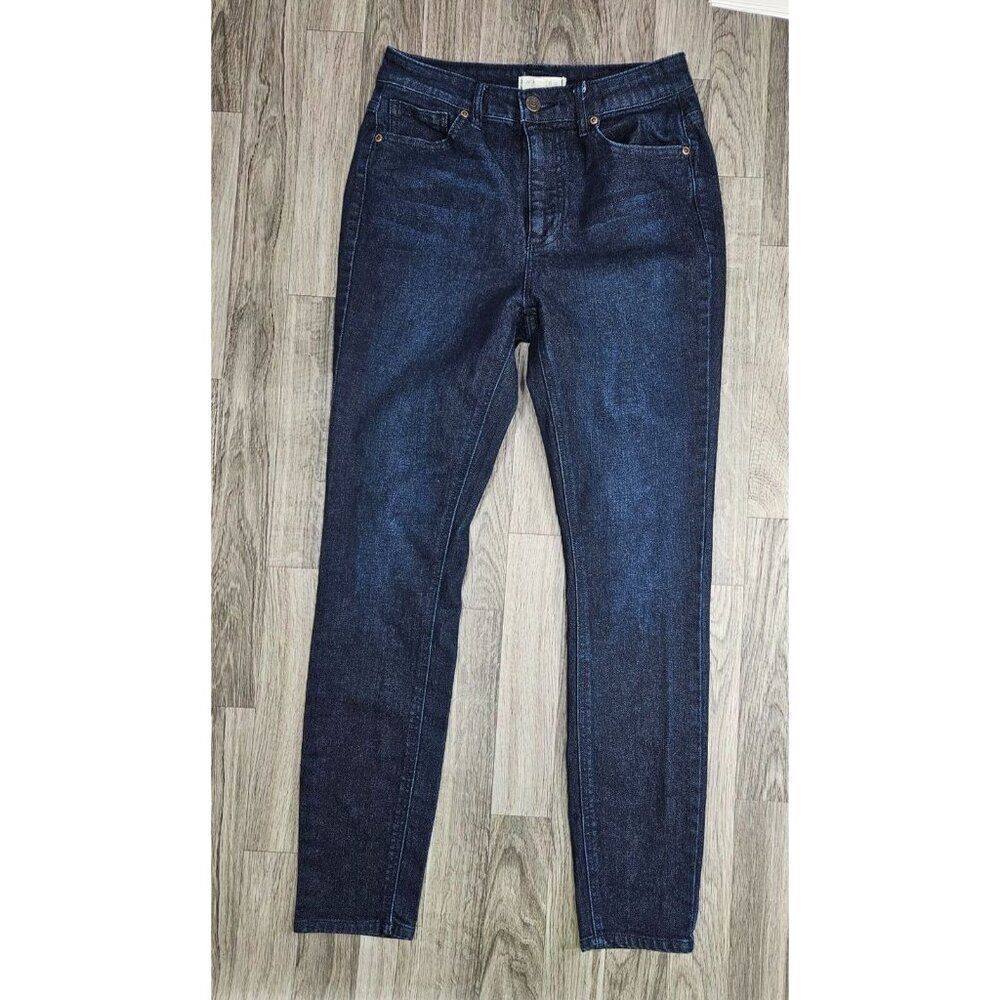 Harper Heritage Womens Size 28 Pockets High Rise Skinny Denim Blue Jeans